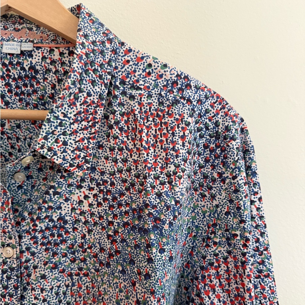 Boden Floral Button Down - Picture 4 of 8